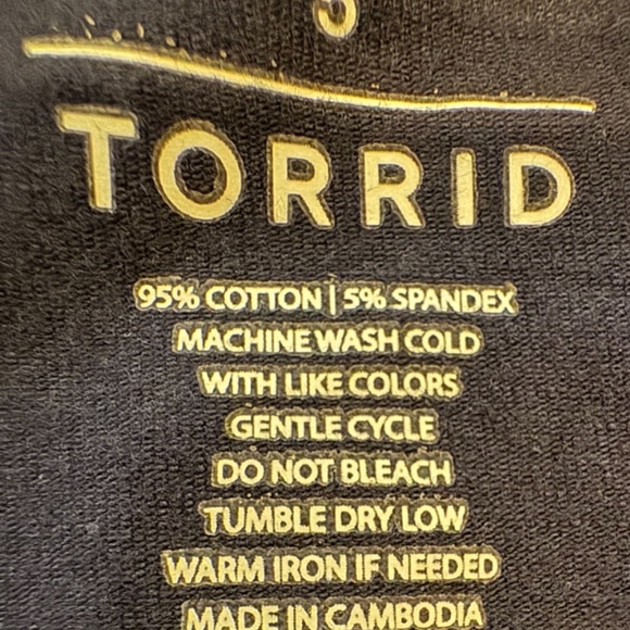 Torrid Premium Legging – Teal/Navy Plaid - Picture 6 of 6